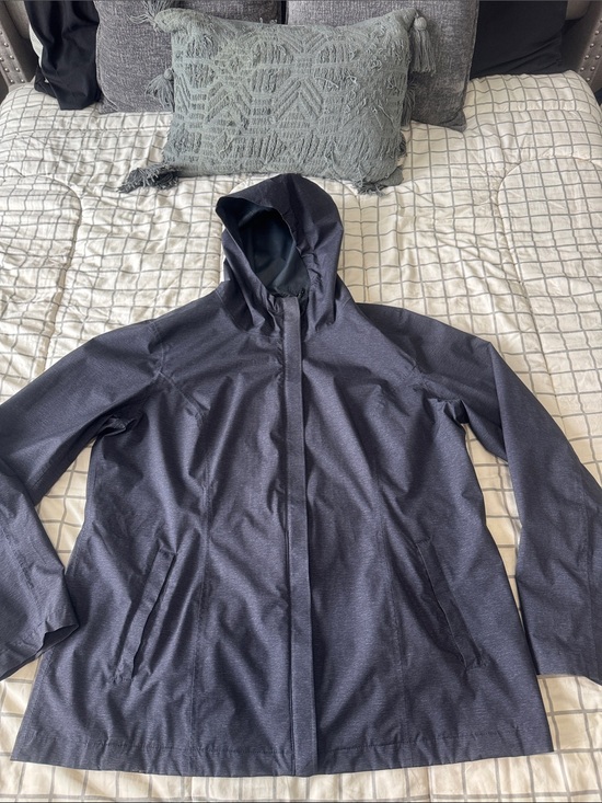 32 Cool Jackets & Blazers - Women’s Hooded Raincoat in Deep Gray